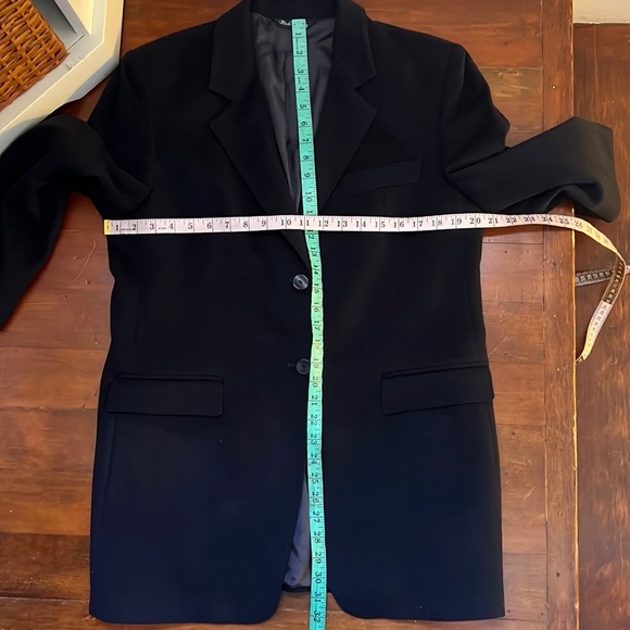 Neiman Marcus 100% Cashmere Black Blazer Louis Dell’ Olio Made in Italy - Picture 5 of 13